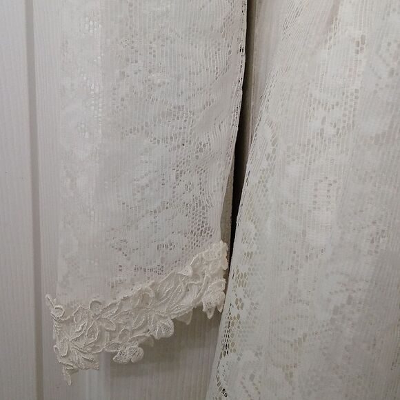 Gunne Sax 70's Romantic Renaissance Bridal sweetheart neckline Cream Sz 7 - Picture 6 of 12